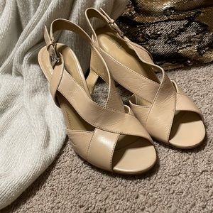 Perfect sophisticated nude shoe.